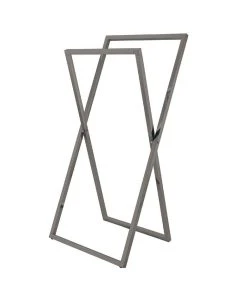 Kingston Brass Pedestal X Style Steel Construction Towel Rack