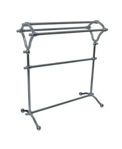 Kingston Brass Pedestal Y-Type Towel Rack In Polished Chrome