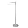 Kingston Brass Vintage Pedestal Towel Bar In Polished Chrome