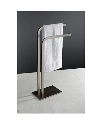 Kingston Brass Pedestal Dual Towel Rack 7 Kingston Brass Pedestal Dual Towel Rack - Image 7