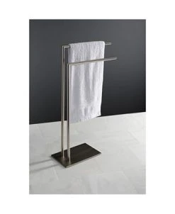 Kingston Brass Pedestal Dual Towel Rack -Hotel Collection Shop 14771737 fpx