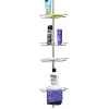 Home Basics 4 Tier Corner Shower Shelf