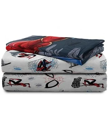 Spider-Man Man Crawl Twin Sheet Set, 3 Pieces 2 Spider-Man Man Crawl Twin Sheet Set, 3 Pieces - Image 2