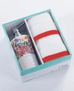 Indecor Home 3-Pc. Floral Bath Set -Hotel Collection Shop 18757732 fpx