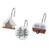 Avanti Gone Glamping Shower Hooks, Set Of 12