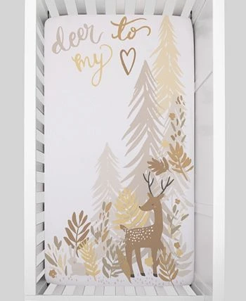 Macy's Deer To My Heart Tree Leaf Photo Op Fitted Crib Sheet 2 Macy's Deer To My Heart Tree Leaf Photo Op Fitted Crib Sheet - Image 2