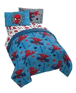 Spider-Man Burst Full Sheet Set, 4 Pieces