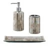 D&eacute;cor Studio Charlotte Mosaic 3pc Bath Accessory Set