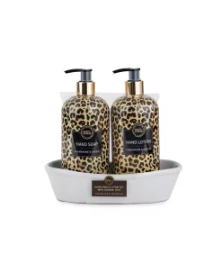Hotel Collection Shop 3 Arete & Athene Hand Soap And Lotion In Oval Ceramic Caddy, Champagne & Cassis