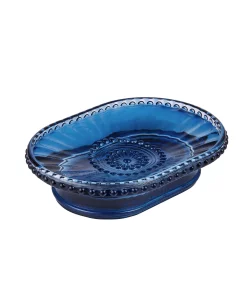 Seventh Studio Aqua Pin Glass Bath Accessories Set, 3 Pieces -Hotel Collection Shop 21108239 fpx