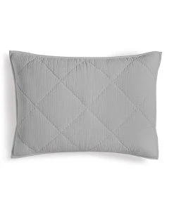 Hotel Collection Dobby Diamond Quilted Sham, Standard, Created For Macy's