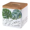 Avanti Viva Palm Tissue Box Cover