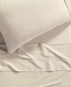 Anne Klein Reverie Cotton Under 200-Thread Count 3 Piece Twin Solid Sheet Set -Hotel Collection Shop 21771424 fpx