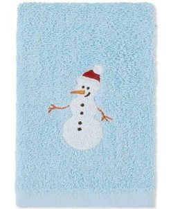 VCNY Home Snowman Holiday 17-Pc. Bath Boxed Set -Hotel Collection Shop 22298007 fpx