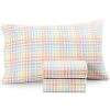 Charter Club Kids Rainbow Plaid Cotton Flannel 3-Pc. Twin Sheet Set, Created For Macy's