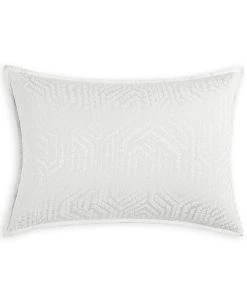Hotel Collection Etched Geo Sham, King, Created For Macy's