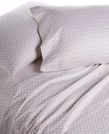 Charter Club Southwest Geometric Cotton 550-Thread Count 4-Pc. Twin Sheet Set, Created For Macy's 2 Charter Club Southwest Geometric Cotton 550-Thread Count 4-Pc. Twin Sheet Set, Created For Macy's - Image 2