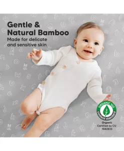 KeaBabies 2-Pack Mini Crib Sheets, Pack And Play Sheets Fitted, Pack N Play Sheets, Organic Fitted Crib Sheet -Hotel Collection Shop 23771807 fpx