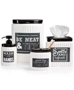 Avanti Chalk It Up Bath Accessories Collection