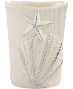 Avanti Bath, Sequin Shells Tumbler