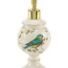 Avanti Bath Accessories, Gilded Birds Soap And Lotion Dispenser