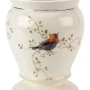Avanti Bath Accessories, Gilded Birds Trash Can