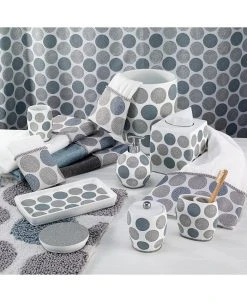 Avanti Dotted Circle Bath Accessories Collection